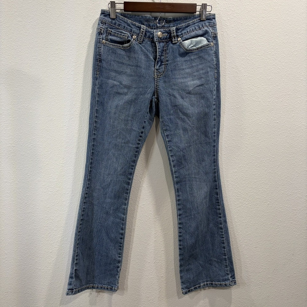Code Bleu Women's Size 8PR Andrea Boot Cut Jeans Medium Wash